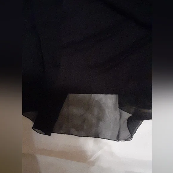 Cato Black Chiffon Skirt - Picture 2 of 4